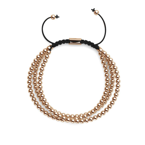 Dreifaltigkeit | Roségold | Dreireihiges Armband